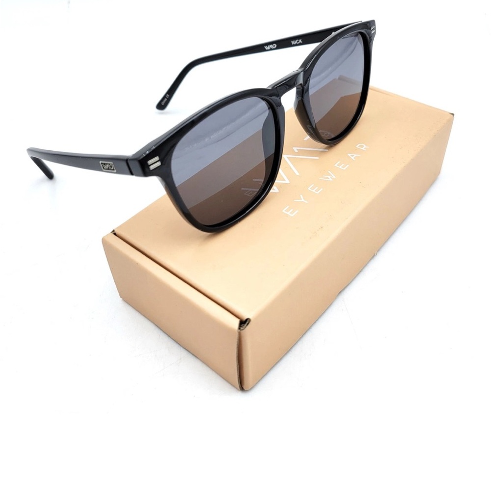 Brand new WMP Eyewear Men's Polarized Modern Rounded Square Sunglasses - Picture 7 of 10